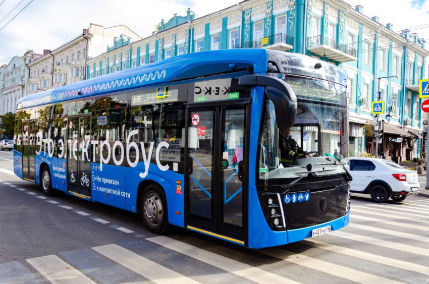 В Ростове на маршруты выйдут еще 20 новых электробусов марки КАМАЗ
