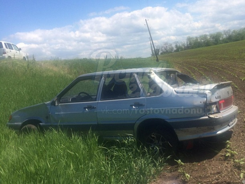 Опрокидывание собственного авто пьяный водитель отметил на месте ДТП в Ростовской области