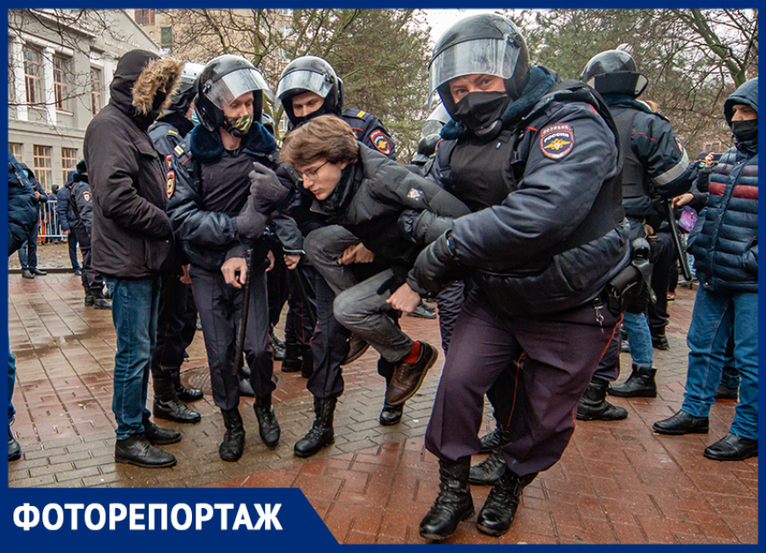 Большая прогулка: фоторепортаж со второго митинга сторонников Навального в Ростове