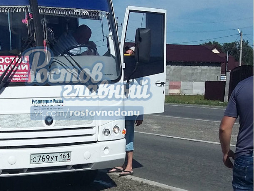 «Баллончиковый» конфликт водителей под Ростовом ударил по беременным пассажиркам маршрутки