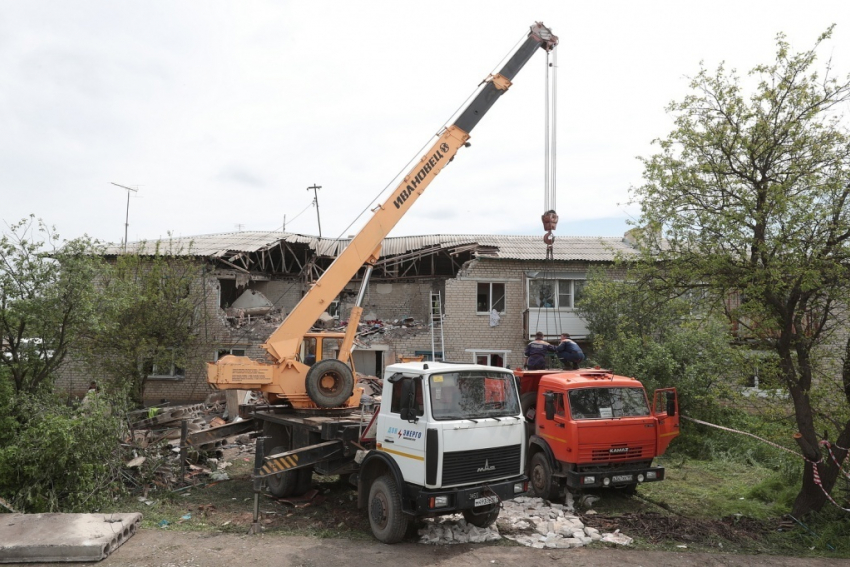 Жильцам взорвавшегося в Ростовской области дома выделили 24 млн рублей