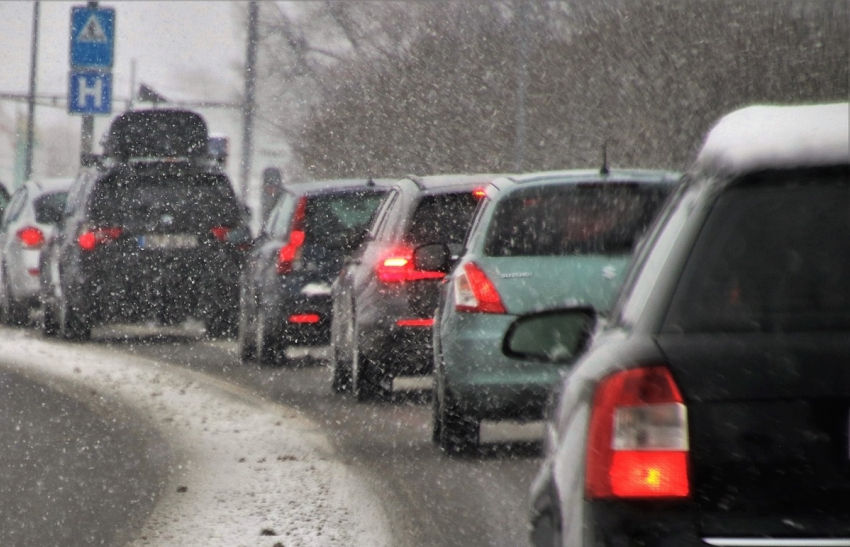 Из-за дождя со снегом пробки в Ростове достигли 8 баллов