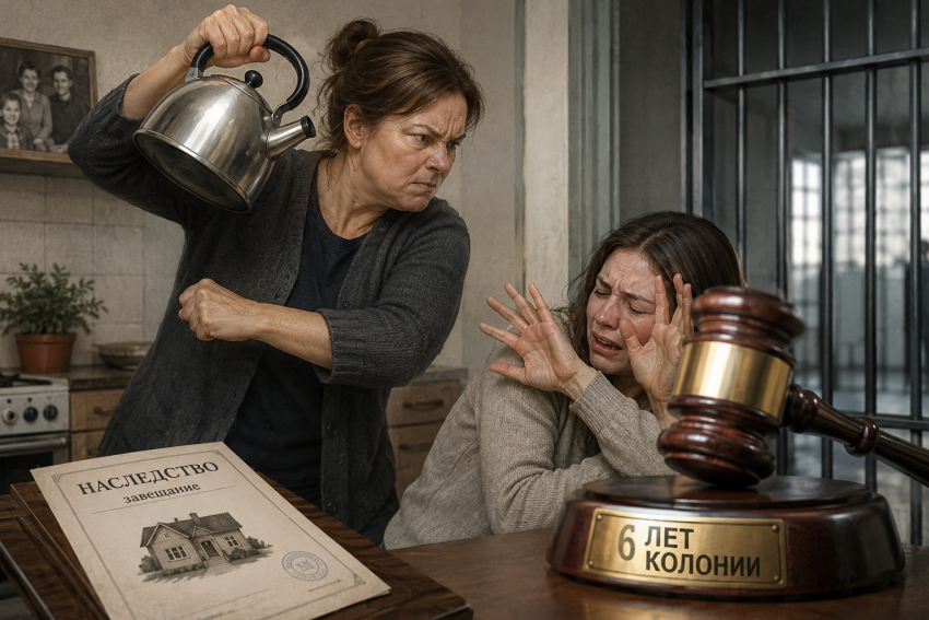 За попытку убить сестру чайником из-за наследства женщине дали 6 лет колонии в Ростове