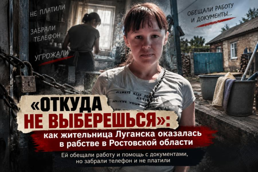 «Откуда не выберешься»: как жительница Луганска оказалась в рабстве в Ростовской области