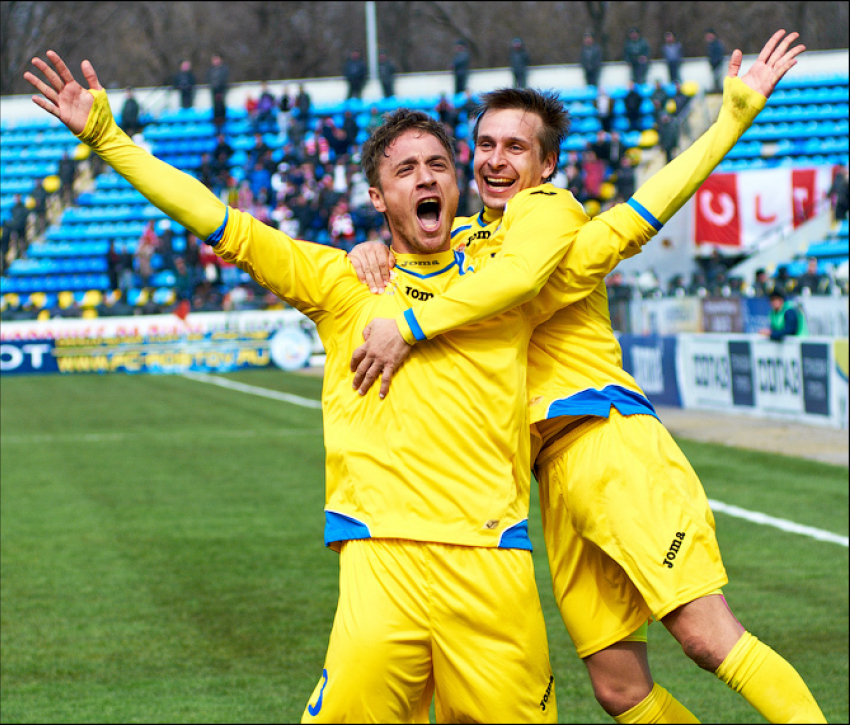 Футболисты «Ростова» вышли на первое место в Чемпионате России