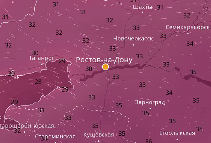 Ростов продолжит плавиться как минимум до 15 августа