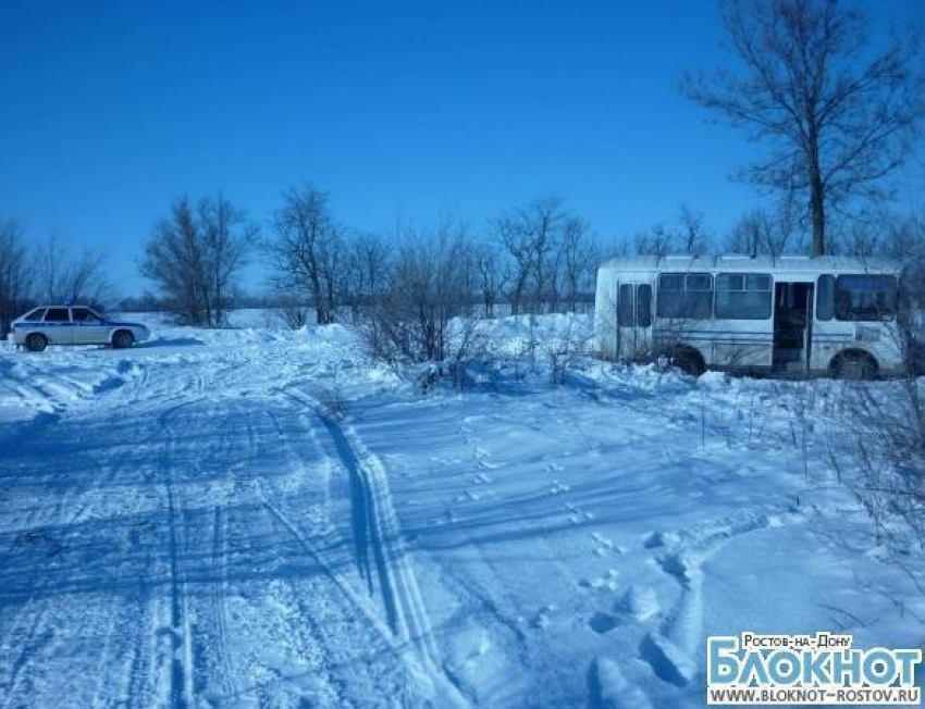В Ростовской области, столкнувшись с автобусом, погиб водитель снегохода
