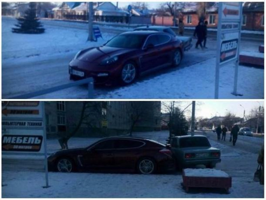 Люксовая иномарка и отечественное авто столкнулись в Ростовской области