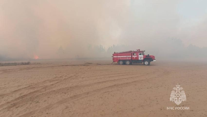 Масштабный пожар в Каменском районе ликвидировали