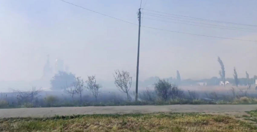 Жителей станицы в Ростовской области эвакуировали из-за лесного пожара
