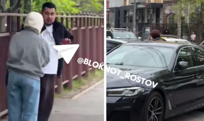 Неадекват на «бэхе» без номеров напал на женщину на Театралке в Ростове