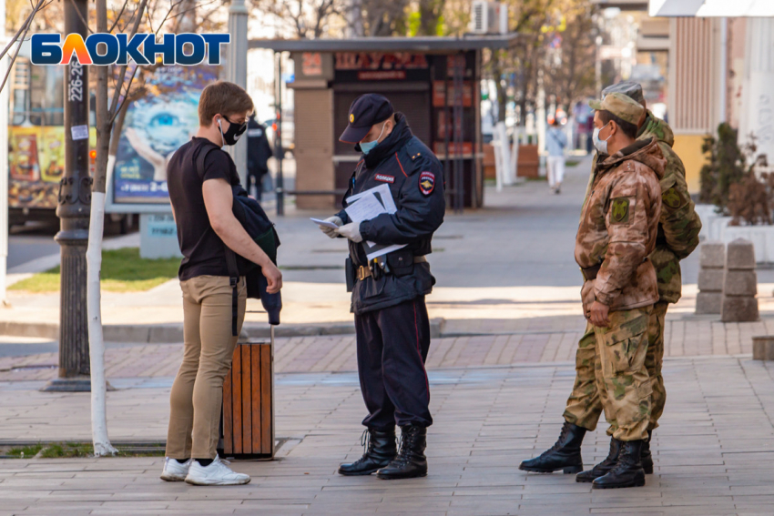 За сутки в Ростовской области составили почти 400 протоколов на нарушителей введенных режимов