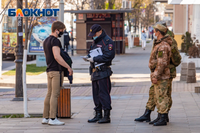 Жителей Ростова за нарушение самоизоляции чаще всего штрафуют на 15 тысяч рублей