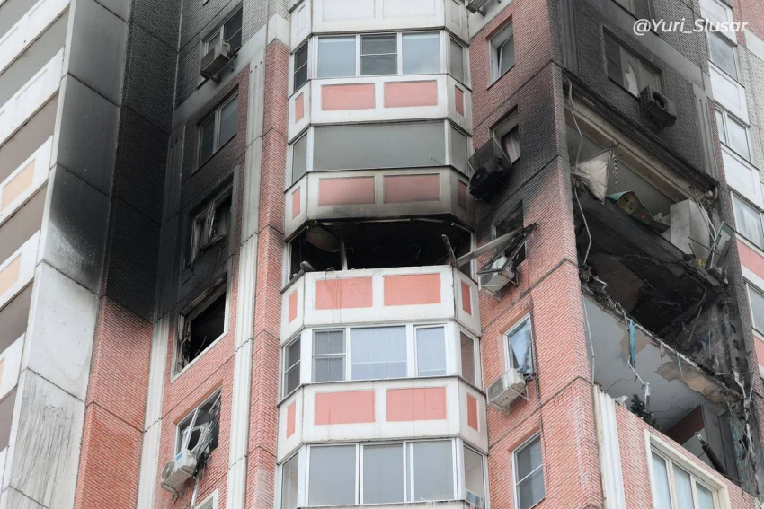 Есть угроза разрушения поврежденного дома из-за атаки БПЛА в Левенцовке