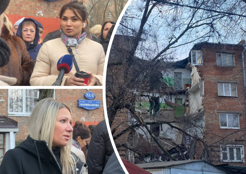 «Где Логвиненко, который нам якобы помогает?»: в Ростове жители обрушившегося дома на Нариманова недовольны помощью властей