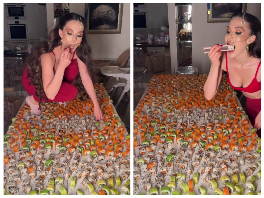 Подписчики захейтили ростовскую блогершу за видео с эро-подтекстом и роллами