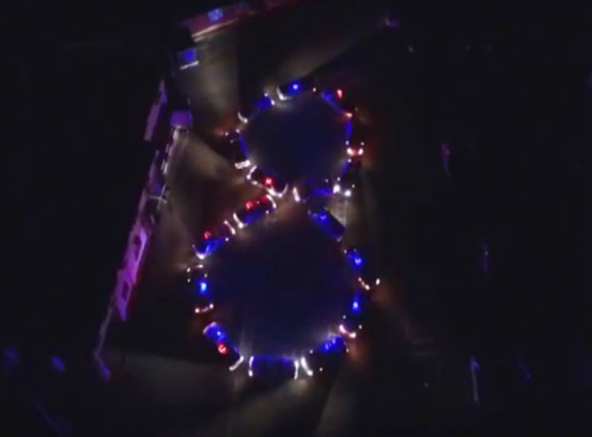 Потрясающим видео с высоты птичьего полета поздравили женщин Ростова сотрудники ГИБДД