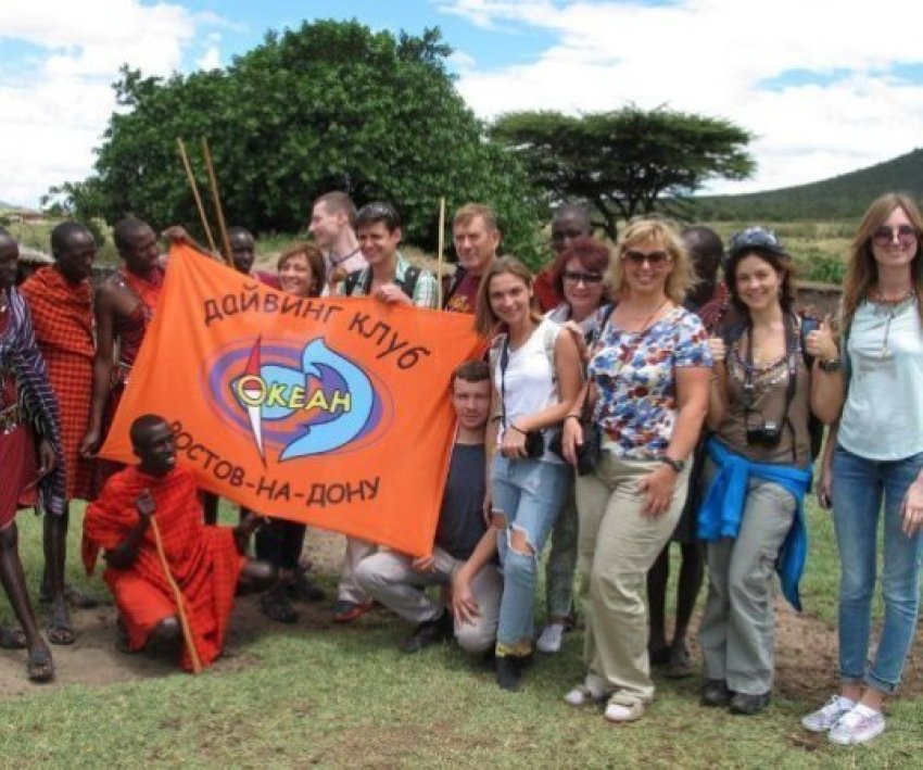 Ростовские дайверы в Кении подружились с племенем масаев