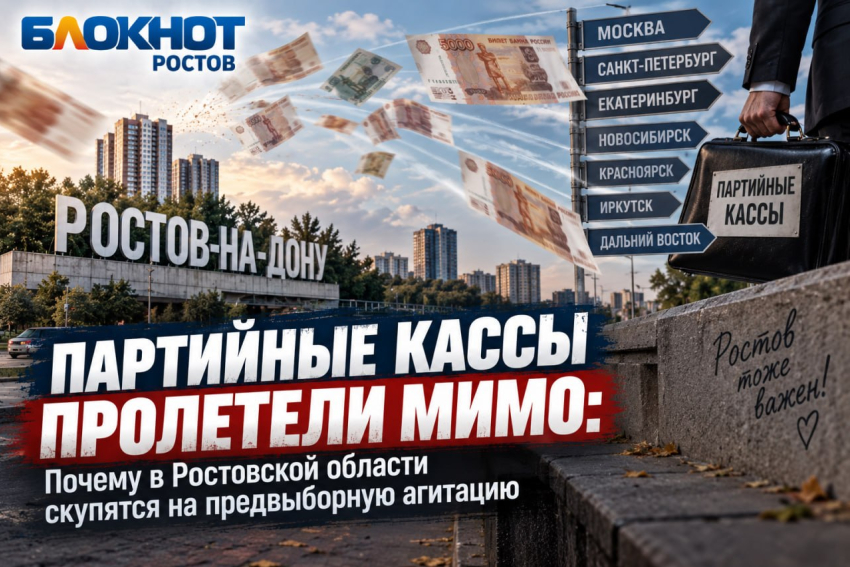 Партийные кассы пролетели мимо: Почему в Ростовской области скупятся на предвыборную агитацию