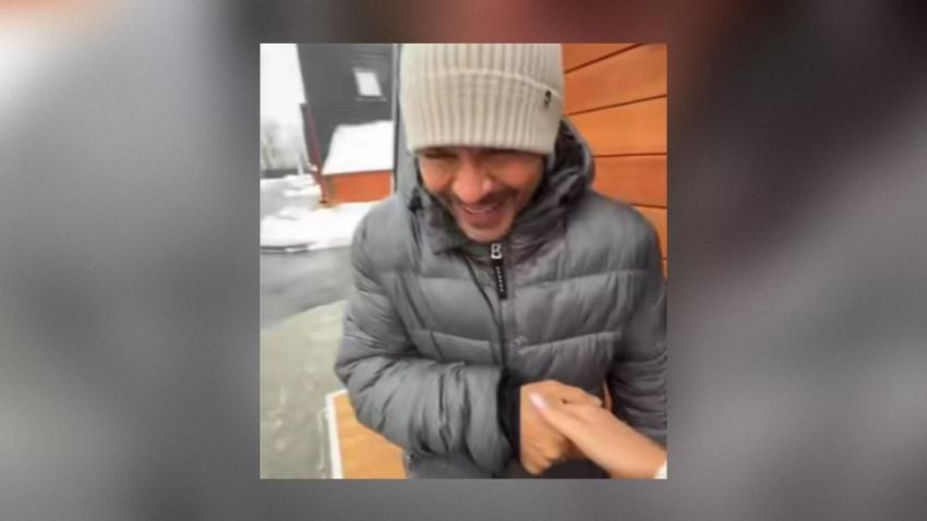 «Вот так родина встречает» – Павел Деревянко с женой пожаловались на обледеневшие улицы Таганрога