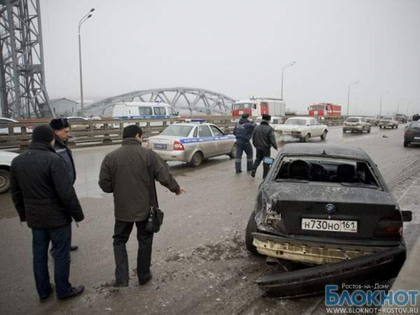 В Ростове столкнулись более 20 машин, 2 маршрутки 