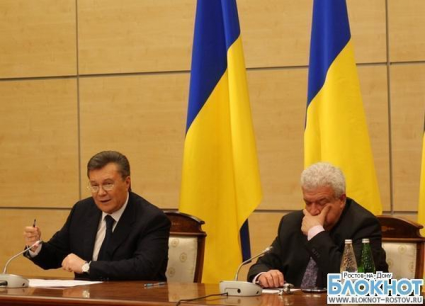 На пресс-конференции в Ростове Виктор Янукович находился на грани нервного срыва