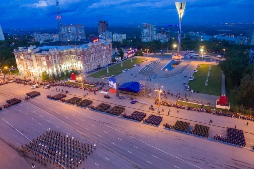 В Ростове прошла генеральная репетиция парада