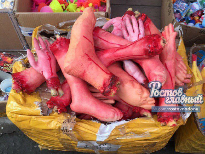 "Отрубленные» руки и ноги в картонной коробке ужаснули посетителей рынка в Ростове