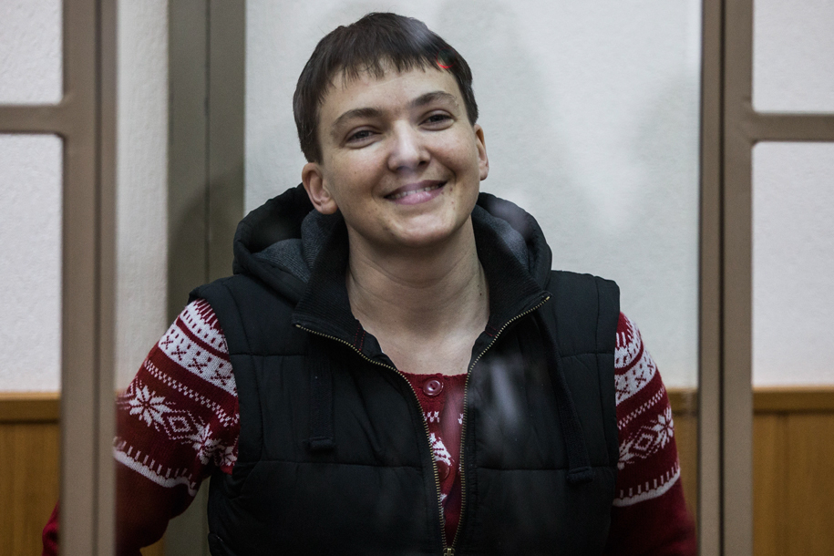 Украинская летчица Надежда Савченко объявила сухую голодовку