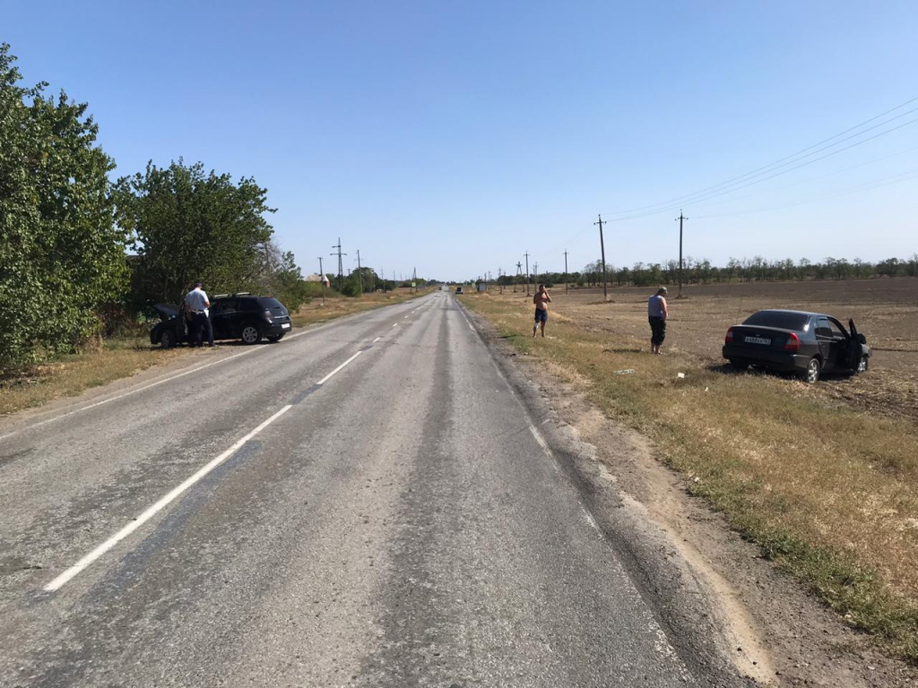 Две женщины и младенец пострадали в ДТП на трассе в Ростовской области. Фото: ГИБДД