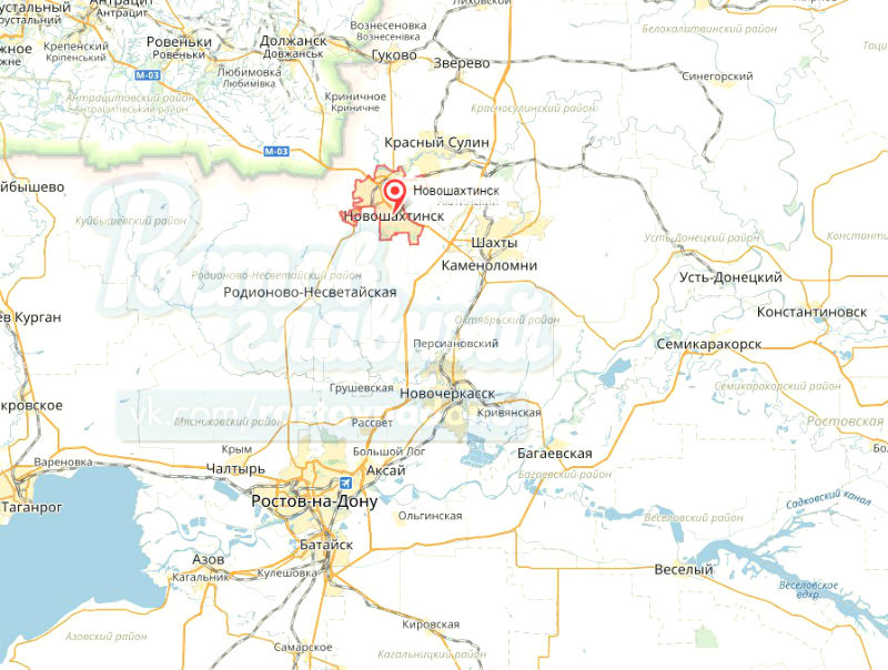 Погода новошахтинск на 7 дней ростовская область. Новошахтинск на карте.