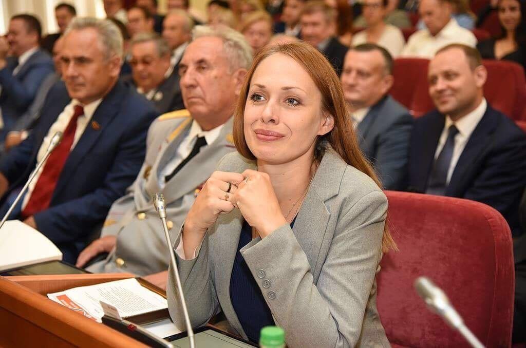 Ирина Полякова на заседании. Фото: КПРФ
